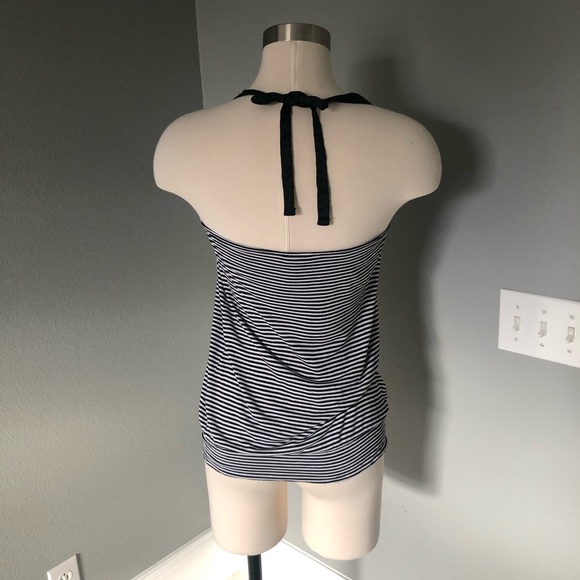 Express Striped Halter Tank Top Blouse - Picture 10 of 16